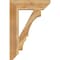 Ekena Millwork Balboa Slat Rough Sawn Bracket, Western Red Cedar, 6"W x 26"D x 38"H BKT06X26X38BOA06RWR - alternate 3